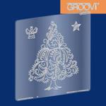 Szablon do Pergamano Christmas Tree, Angel & Star Groovi® Plate A5 - 1 szt w sklepie internetowym Image-Arte