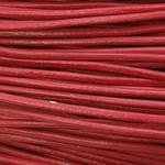 Rzemień naturalny 1mm DEEP PINK - 1m w sklepie internetowym Image-Arte