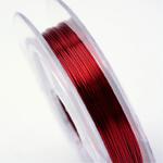 Drut miedziany jubilerski 0,3 mm DARK RED 10 m - szpulka w sklepie internetowym Image-Arte