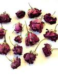 Kwiaty suszone RÓŻE 3 D ( M ) ciemny amarant/bordowy (główki ok. 2-4,5 cm) 4 szt - 1 op w sklepie internetowym Image-Arte
