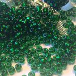Rocaille 6/0 Czech seed beads - Transparent Medium Green 50120 - 50 gram w sklepie internetowym Image-Arte