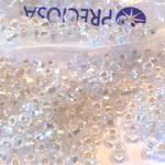 Rocaille 6/0 Czech seed beads - Silver Lined Milky Crystal AB - 50 gram w sklepie internetowym Image-Arte
