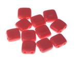 CzechMates Tile Bead 6mm Opaque Red 20 szt. w sklepie internetowym Image-Arte