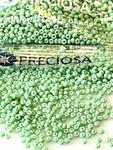 Koraliki Rocaille ,10/0 Preciosa Czech seed beads - Opaque Milk Green - 10 gr w sklepie internetowym Image-Arte