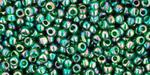 Toho Round 11/0 : Trans-Rainbow Green Emerald TR-11-179 10 gram w sklepie internetowym Image-Arte