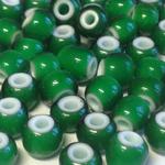 Rocaille 33/0 Czech seed beads - Cornelian Green 53712 - 10 gram w sklepie internetowym Image-Arte