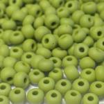 Rocaille 6/0 Czech seed beads - Opaque Frosted Pine Green - 10 gram w sklepie internetowym Image-Arte