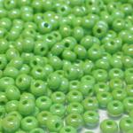 Rocaille 6/0 Czech seed beads - Light Green AB - 10 gram w sklepie internetowym Image-Arte