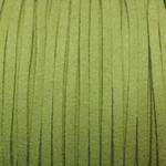 Rzemyk zamszowy płaski skóra ekologiczna zielony 2,7mm 1 m w sklepie internetowym Image-Arte