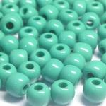 Rocaille 32/0 Czech seed beads - Opaque Green Turquoise 63130 - 10 gram w sklepie internetowym Image-Arte