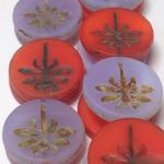 Koraliki Czech Glass Beads Dragonfly 23mm mix matte lavende/ red/picasso w sklepie internetowym Image-Arte