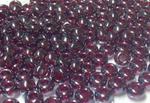 Rocaille 5/0 Czech seed beads - czerwone wino ze srebrzystą powłoką - 10 gram w sklepie internetowym Image-Arte