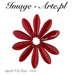 Dagger Beads 5/16 mm : Siam Ruby 10 szt. w sklepie internetowym Image-Arte