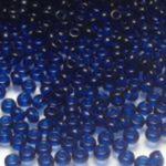 Rocaille 9/0 Czech seed beads - Transparent Capri Blue col 60100 - 10 gram w sklepie internetowym Image-Arte