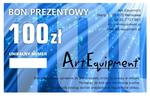 Bon prezentowy o wartości 100zł w sklepie internetowym ArtEquipment.pl