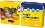 ASTRA farby dekoracyjne metaliczne - 6 kol. po 10 ml. w sklepie internetowym ArtEquipment.pl