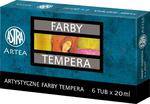 ASTRA farby tempery - 6 kol po 20 ml. w sklepie internetowym ArtEquipment.pl