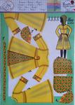 Dress Your Doll - Zestaw do uszycia stroju - FANNY SUN FLOWER / Trudny w sklepie internetowym ArtEquipment.pl