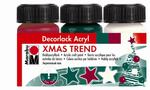 MARABU DECORLACK 3X15ML X-MAS TREND Farby lakierowe w sklepie internetowym ArtEquipment.pl