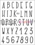 Stempel silikonowy alfabet litery cyfry Viva Decor 14 x 18 cm w sklepie internetowym TuLuz.pl