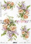 ITD Collection papier ryżowy A4 róże kod.prod.R1206 w sklepie internetowym TuLuz.pl