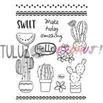 Stempel silikonowy kaktusy Viva Decor 14 x 18 cm w sklepie internetowym TuLuz.pl