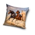 Poszewka na poduszkę HORSES Konie 40 x 40 cm (PNL191323) w sklepie internetowym Tornistry.com.pl