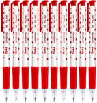 10x Długopis automatyczny w gwiazdki TOMA, czerwony (TO-069SET10CZ) w sklepie internetowym Tornistry.com.pl