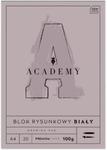 Blok rysunkowy A4 ACADEMY białe kartki 100g 20 kartek (31700) w sklepie internetowym Tornistry.com.pl