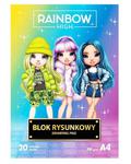 Blok rysunkowy RAINBOW HIGH białe kartki A4 ASTRA (106022014) w sklepie internetowym Tornistry.com.pl