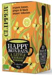 HERBATKA CYTRYNOWA Z IMBIREM I CZARNYM PIEPRZEM (HAPPY MONDAYS) BIO (20 x 2,25 g) 45 g - CLIPPER w sklepie internetowym Bio-Sklep24