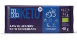 CZEKOLADA Z JAGODAMI I OLEJEM MCT BEZ DODATKU CUKRU BEZGLUTENOWA KETO BIO 40 g - COCOA w sklepie internetowym Bio-Sklep24