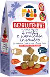 CIASTKA KRUCHE Z MĄKĄ Z SIEMIENIA LNIANEGO BEZ CUKRU BEZGLUTENOWE 100 g - MALU FOOD w sklepie internetowym Bio-Sklep24