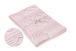 Kocyk tkany antyalergiczny Silene - Blady Róż | Molomoco w sklepie internetowym Biały Motylek