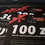 Wędkarska Karta Podarunkowa 100zł w sklepie internetowym Bandit Carp