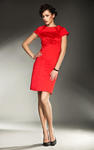 Wyjątkowa sukienka - czerwony - S10 w sklepie internetowym LadyStyle