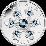 Kanada - 2009, 20 dolarów - Snowflake, Śnieżynka - Blue/Niebieska w sklepie internetowym Numizmatyka24.pl