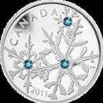 Kanada - 2011, 20 dolarów - Small Snowflake, Śnieżynka - Montana Blue w sklepie internetowym Numizmatyka24.pl