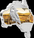 Australia - 2012, 1 dolar - Map Shape - Kookaburra w sklepie internetowym Numizmatyka24.pl