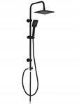 Deszczownica prysznic 1,5m 95cm czarny kwadrat ABS w sklepie internetowym toule24.pl