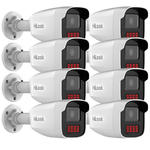 Zestaw kamer tubowych IP HiLook by Hikvision 8x PCAM-B4-50IR, IR 50m, 4Mpx w sklepie internetowym ivel.pl