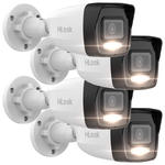Zestaw kamer tubowych IP HiLook by Hikvision 4x IPCAM-B6-30DL 6Mpx Smart Hybrid-Light 30m w sklepie internetowym ivel.pl