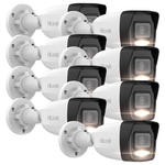 Zestaw kamer tubowych IP HiLook by Hikvision 8x IPCAM-B6-30DL 6Mpx Smart Hybrid-Light 30m w sklepie internetowym ivel.pl