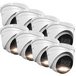 Zestaw kamer kopułowych IP HiLook by Hikvision 8x IPCAM-T4-30DL 4Mpx Dual-Light 30m w sklepie internetowym ivel.pl