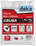 FOLIA MALARSKA GRUBA CZARNA 4*5M 450G w sklepie internetowym Beriza.pl 