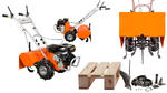 OM-LINE PT48L Glebogryzarka 48cm + Zestaw do orania RGL54 + Olej 1,4 litra Loncin w sklepie internetowym Pajm.pl