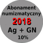 Abonament numizmatyczny 2017 monety srebrne + 5 zĹ z marĹźÄ 10% w sklepie internetowym enumizmatyczny.pl