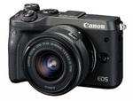 EOS M6 + ob. 15-45 IS STM + ob. 55-200 IS STM czarny (w magazynie!) - Dostawa GRATIS! w sklepie internetowym Cyfrowe.pl