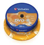 Płyty DVD-R VERBATIM 43522 4.7GB 16x - Cake Box - 25szt. w sklepie internetowym Profibiuro.pl