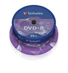 Płyty Verbatim DVD+R 4,7GB 16x - Cake Box - 25 szt. Matt Silver w sklepie internetowym Profibiuro.pl